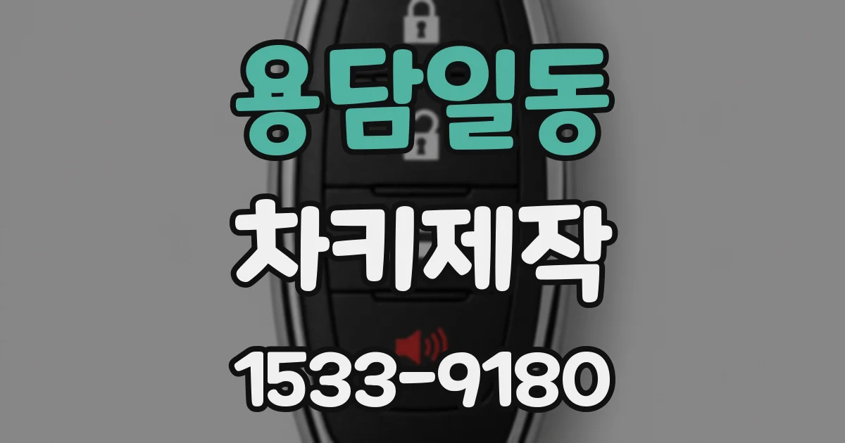 용담일동 차키제작