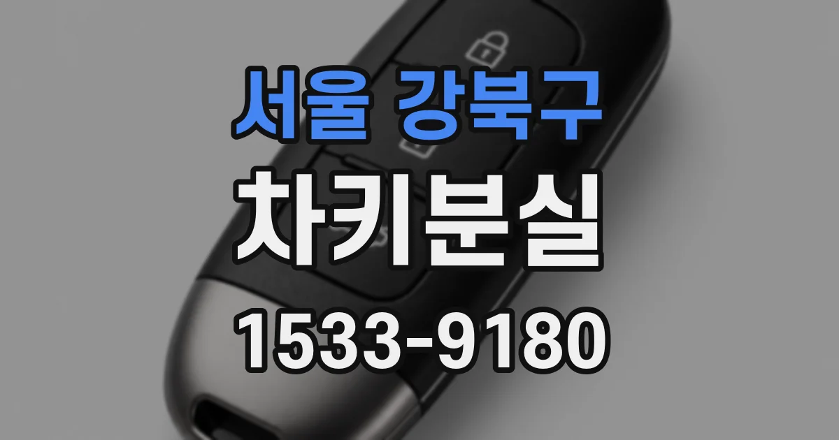 서울 강북구 차키분실