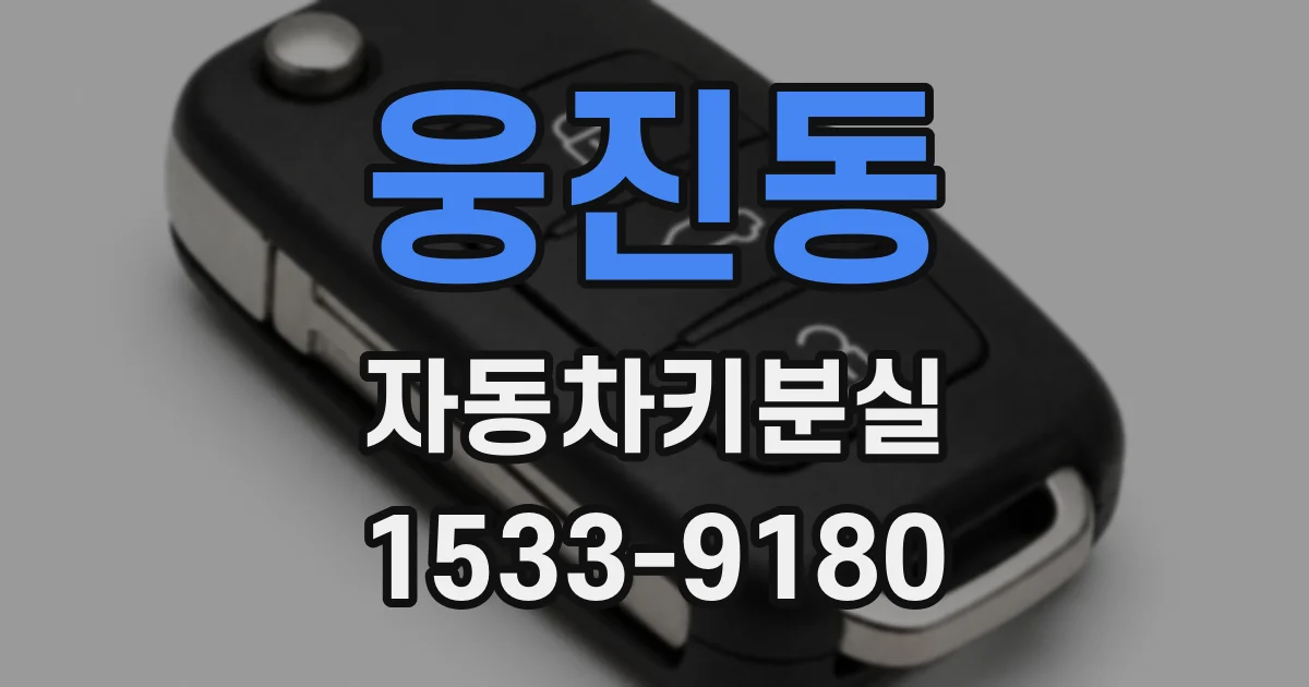 웅진동 자동차키분실