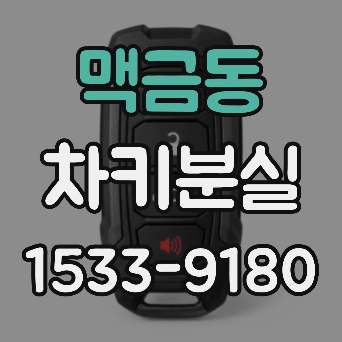 맥금동 차키분실