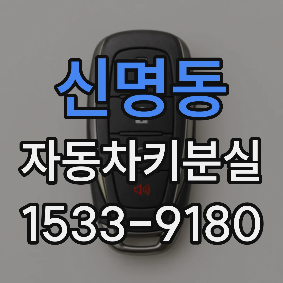 신명동 자동차키분실