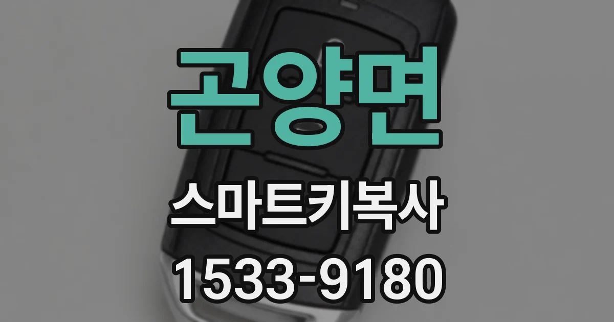 곤양면 스마트키복사