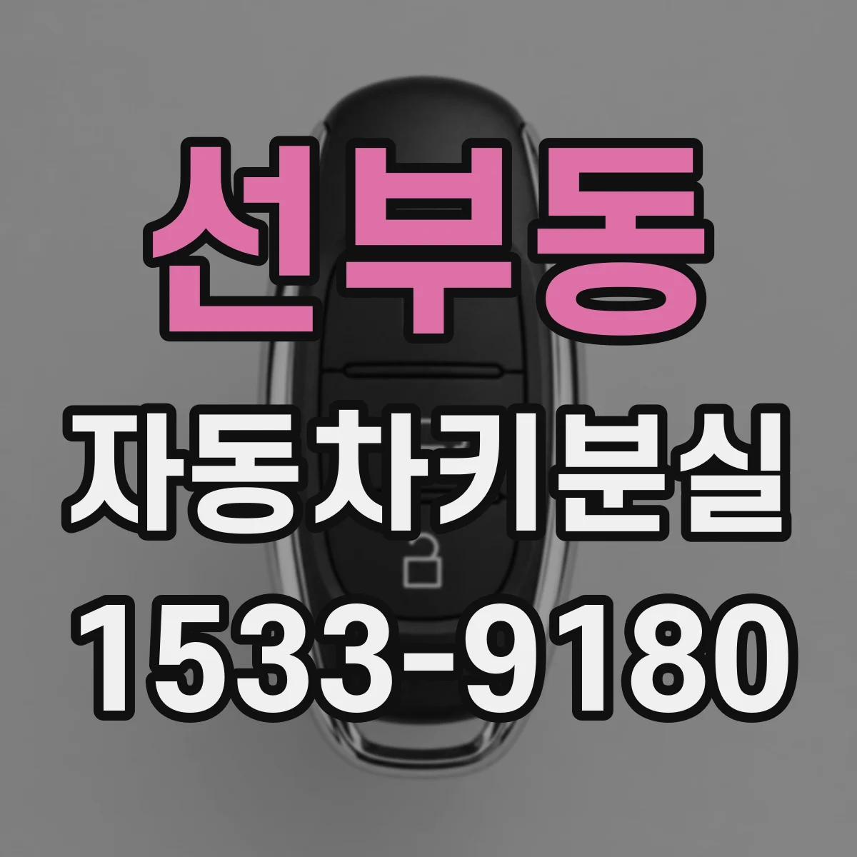 선부동 자동차키분실