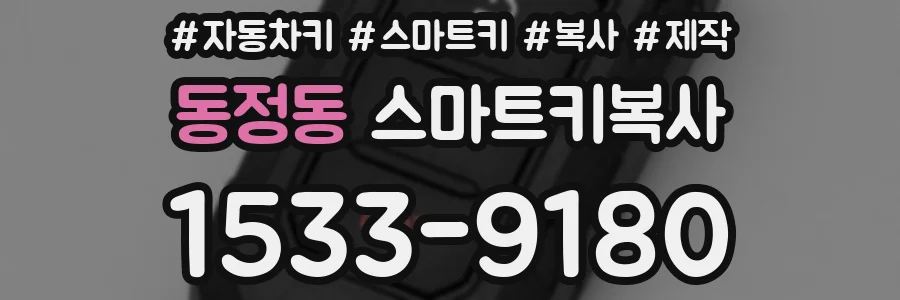 동정동 스마트키복사