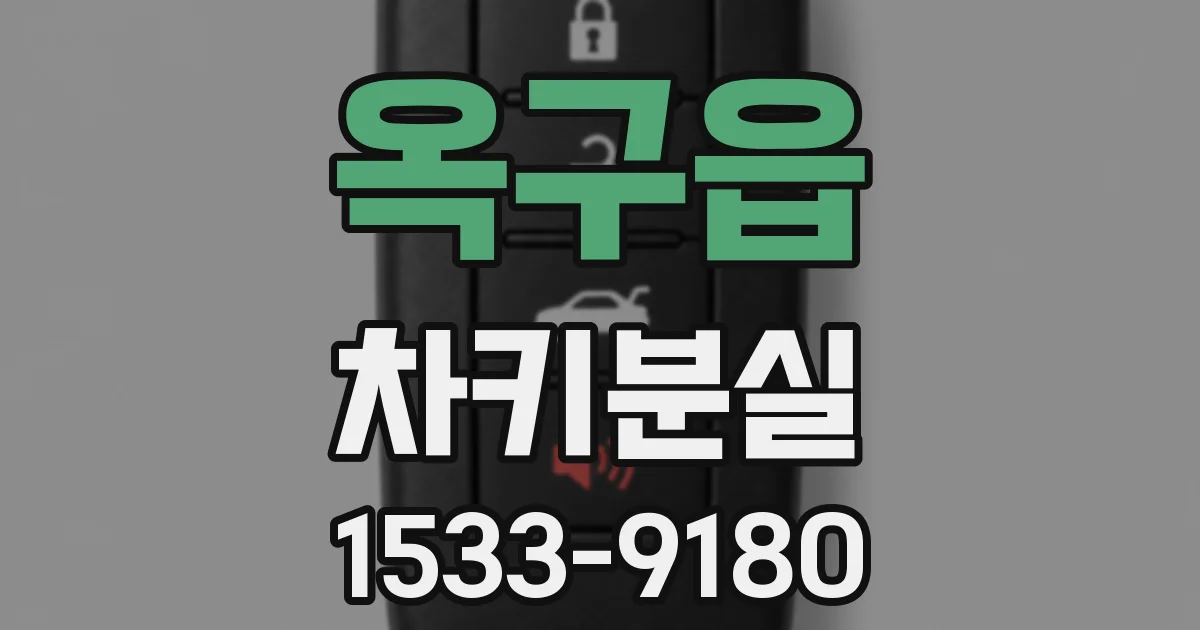 옥구읍 차키분실