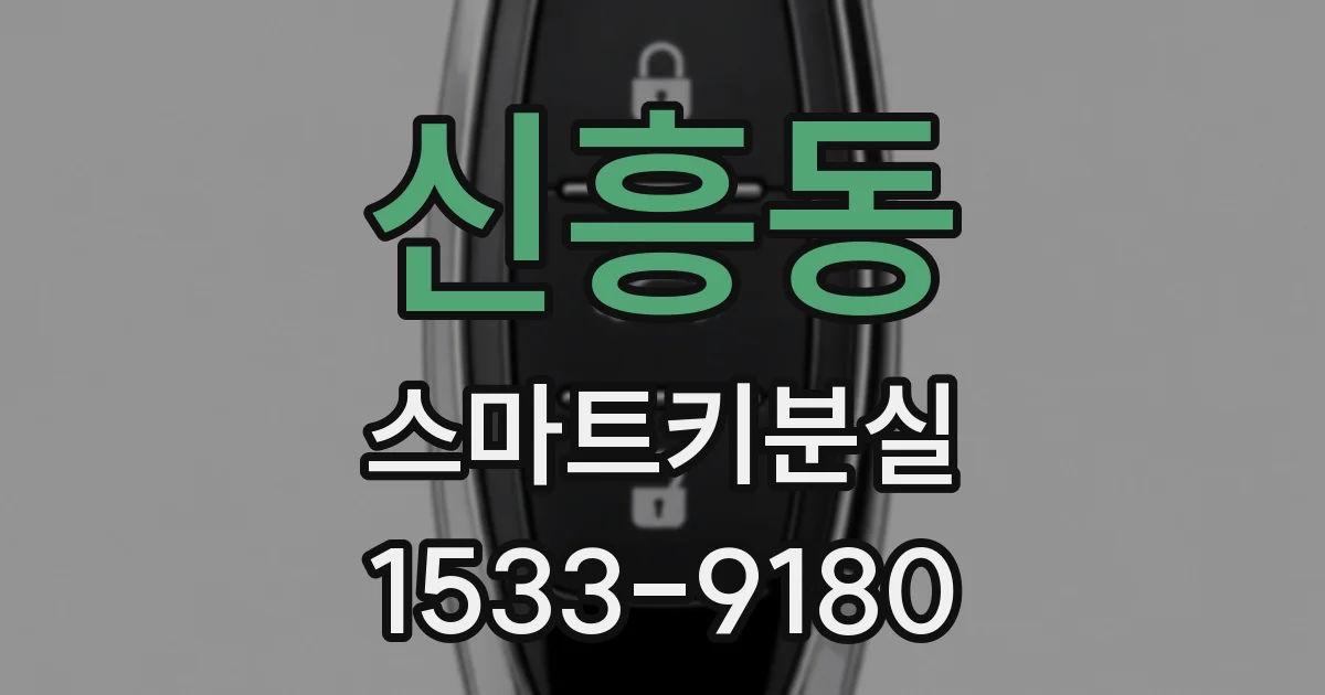 신흥동 스마트키분실