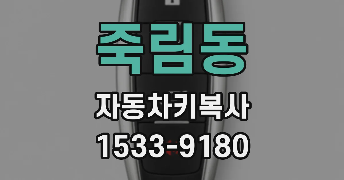 죽림동 자동차키복사