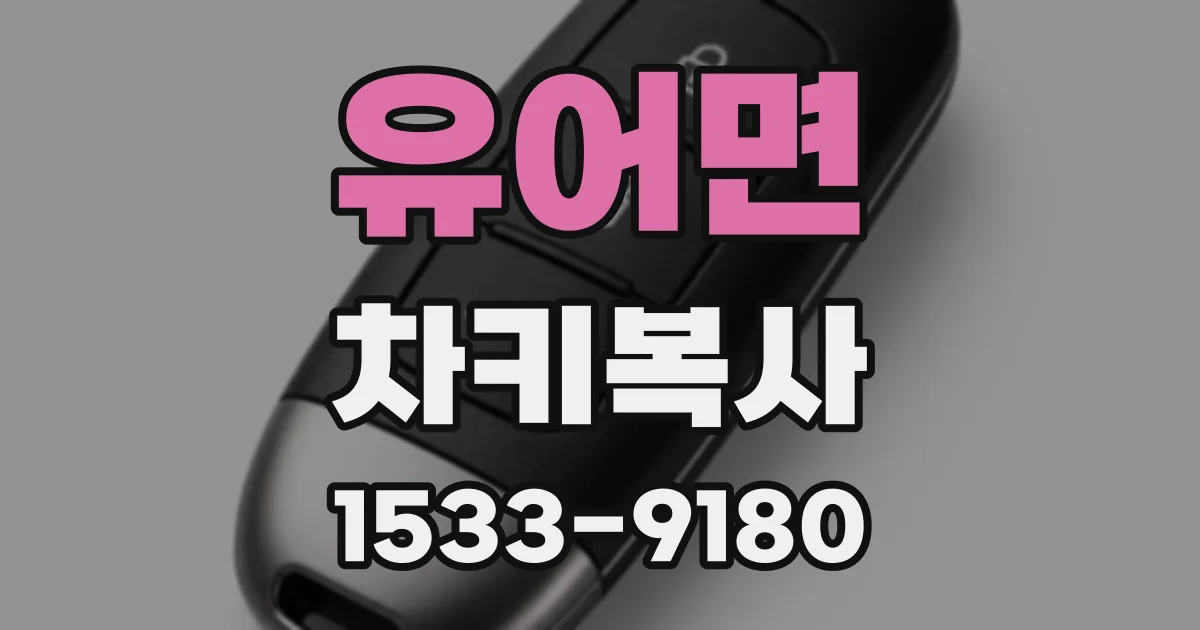 유어면 차키복사