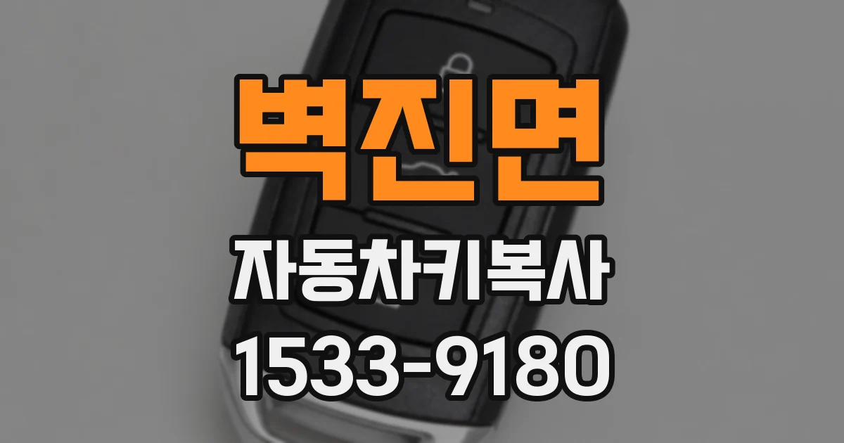 벽진면 자동차키복사