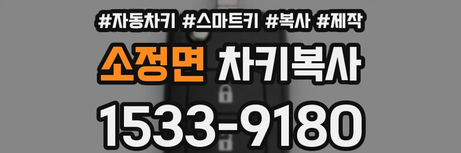 소정면 차키복사
