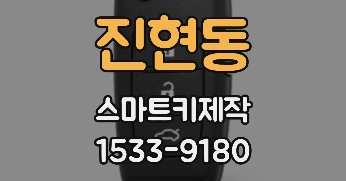 진현동 스마트키제작