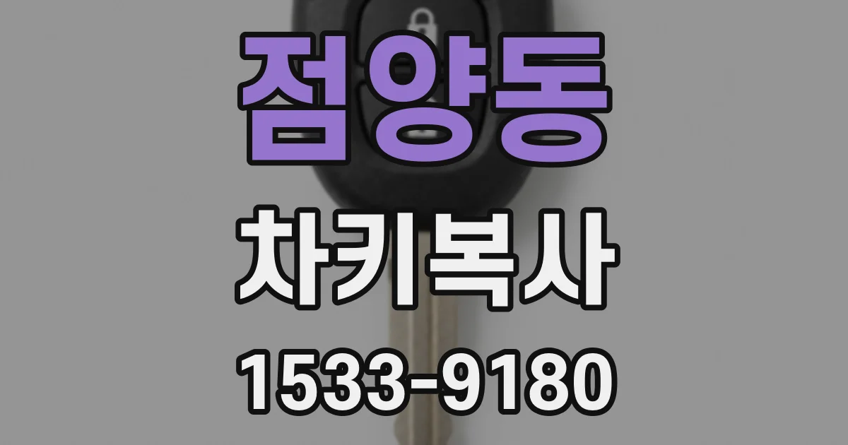 점양동 차키복사