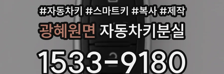 광혜원면 자동차키분실