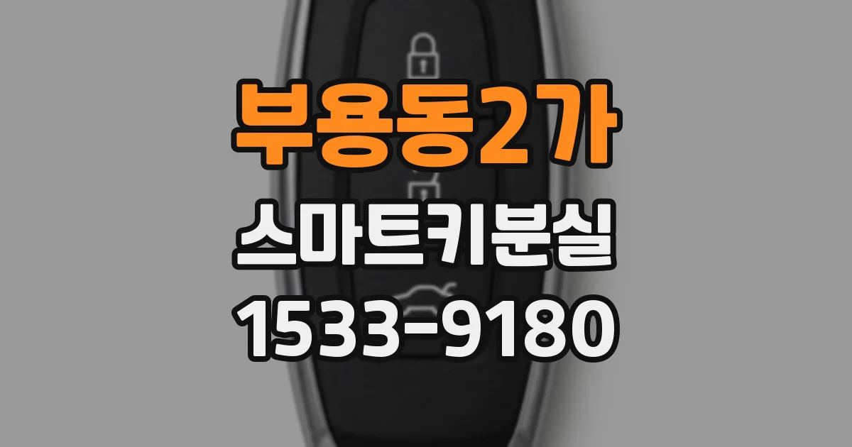 부용동2가 스마트키분실