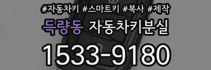 득량동 자동차키분실