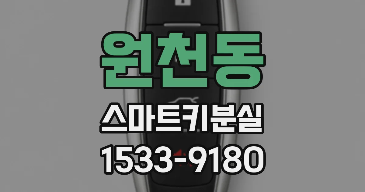 원천동 스마트키분실