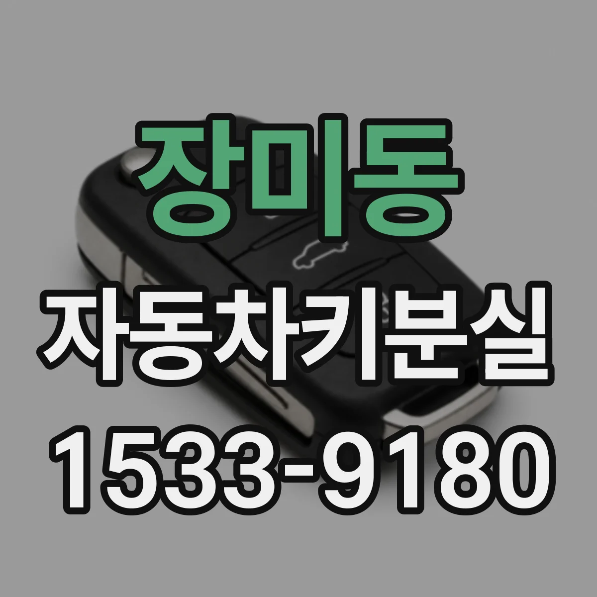장미동 자동차키분실