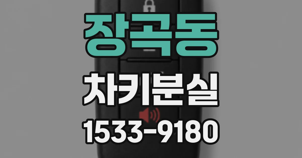장곡동 차키분실