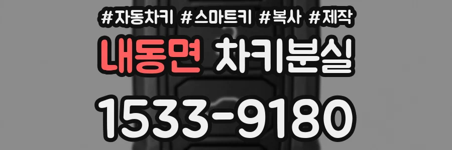 내동면 차키분실