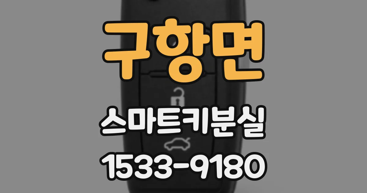 구항면 스마트키분실