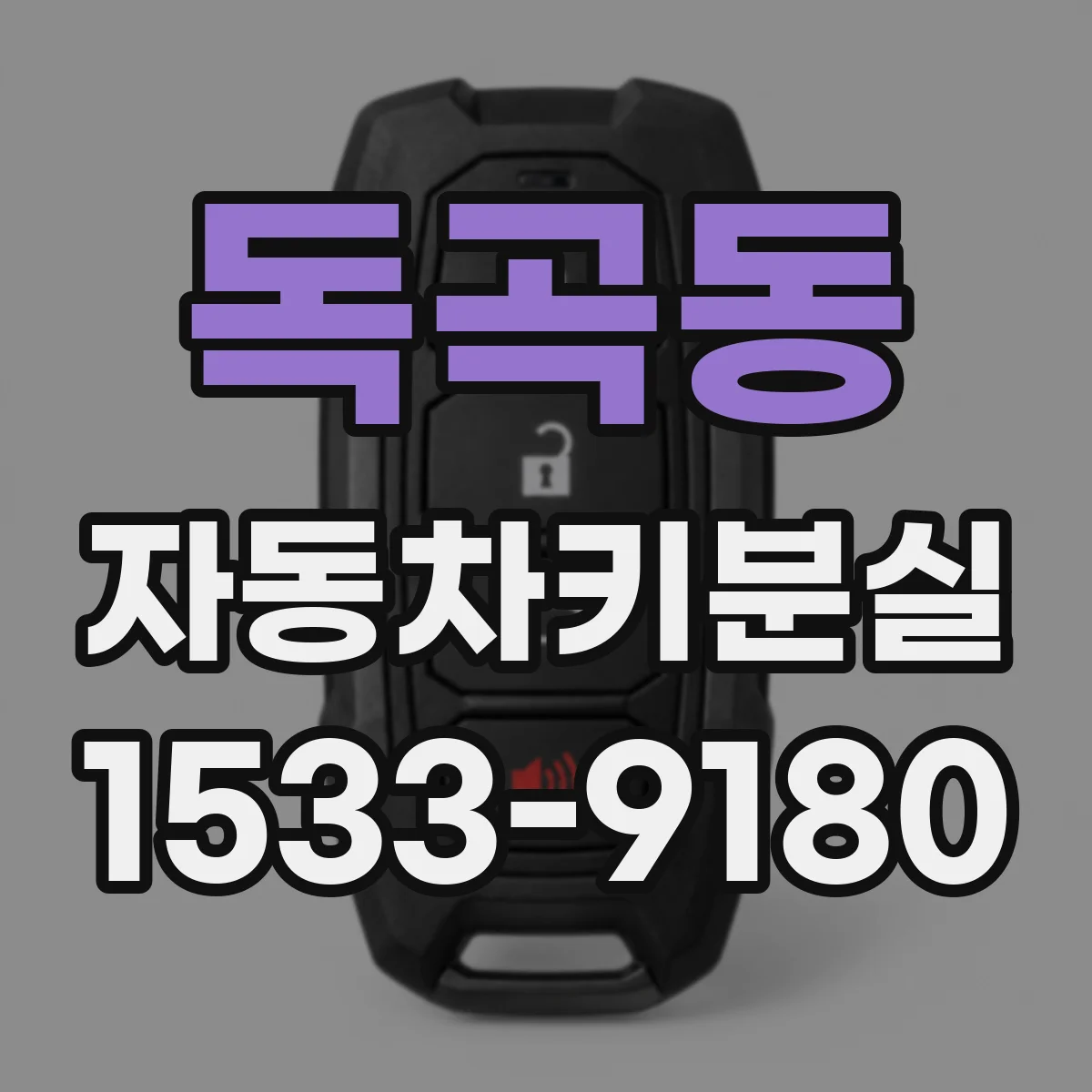 독곡동 자동차키분실