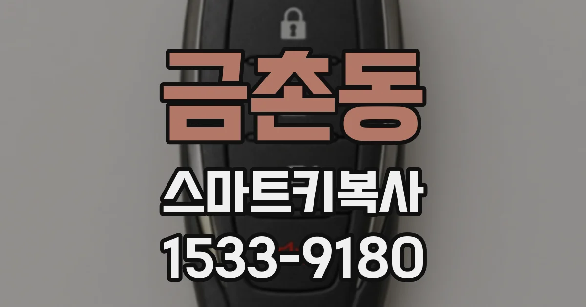 금촌동 스마트키복사