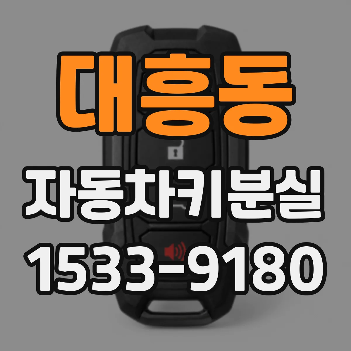 대흥동 자동차키분실