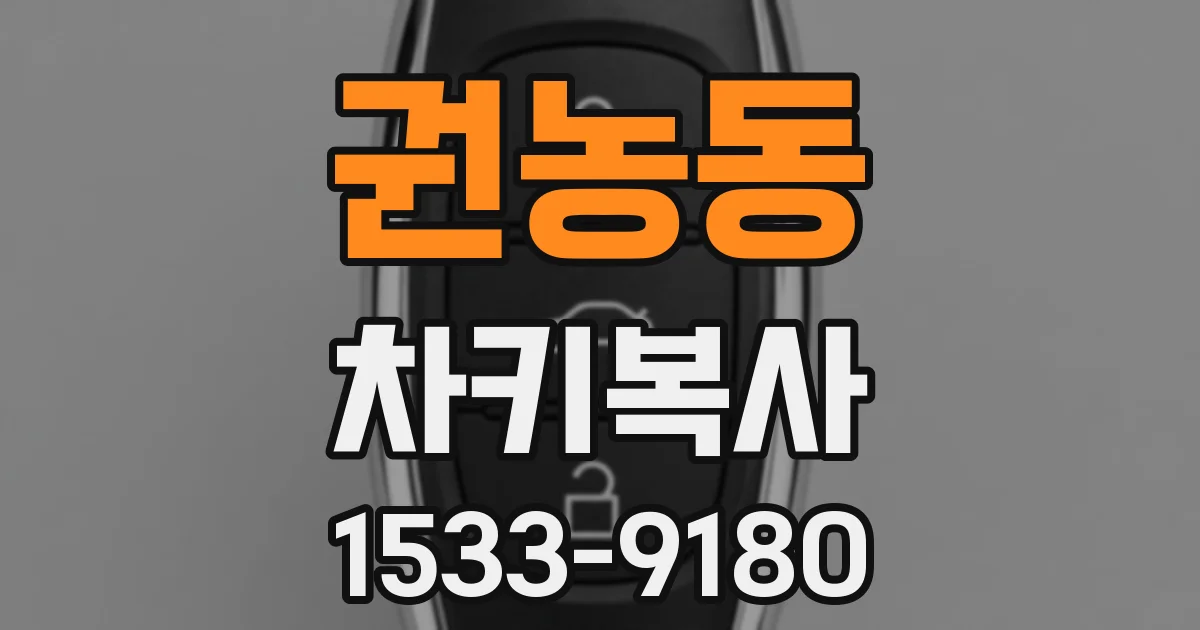 권농동 차키복사