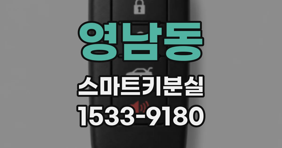 영남동 스마트키분실