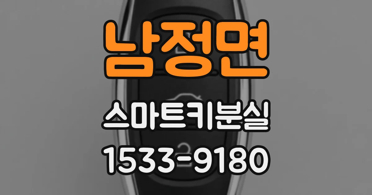 남정면 스마트키분실