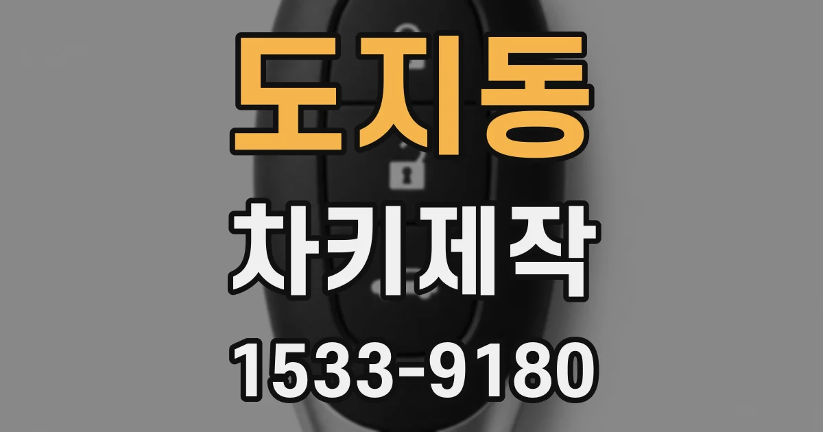 도지동 차키제작