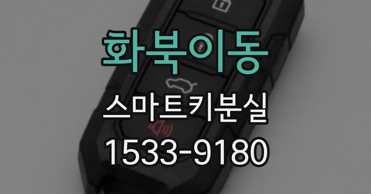 화북이동 스마트키분실
