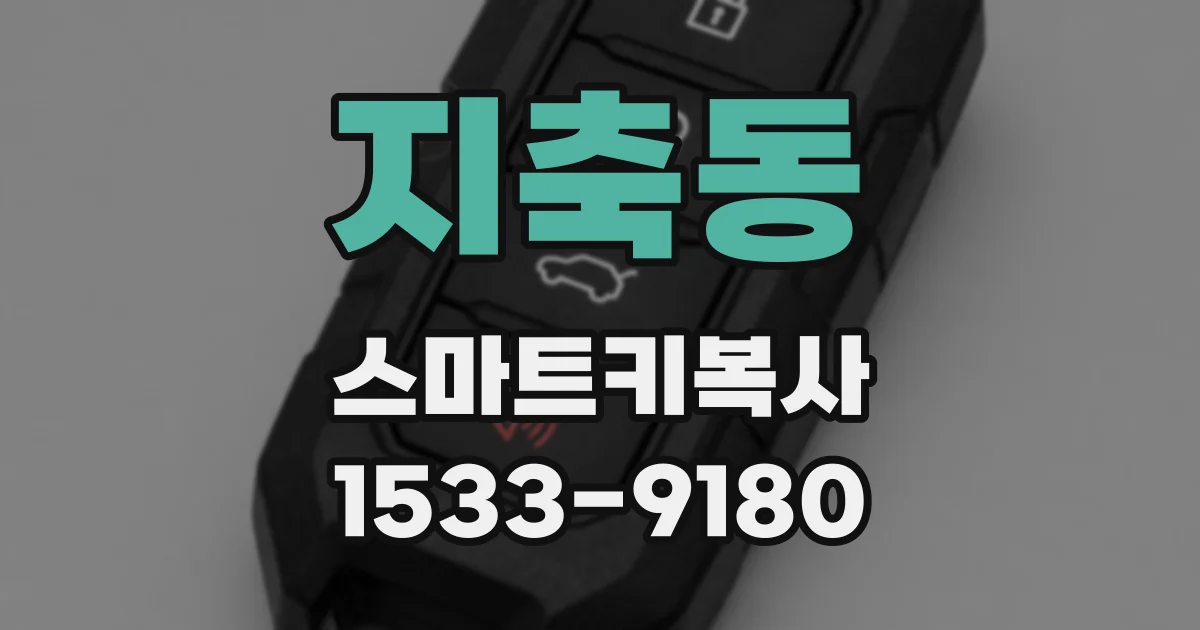 지축동 스마트키복사