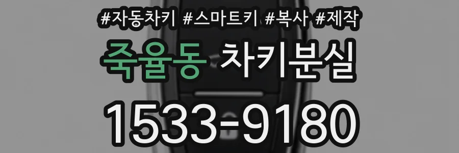 죽율동 차키분실