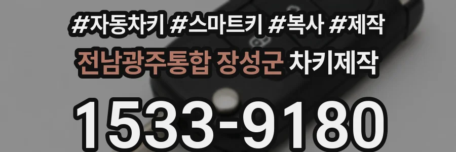 전남광주통합 장성군 차키제작