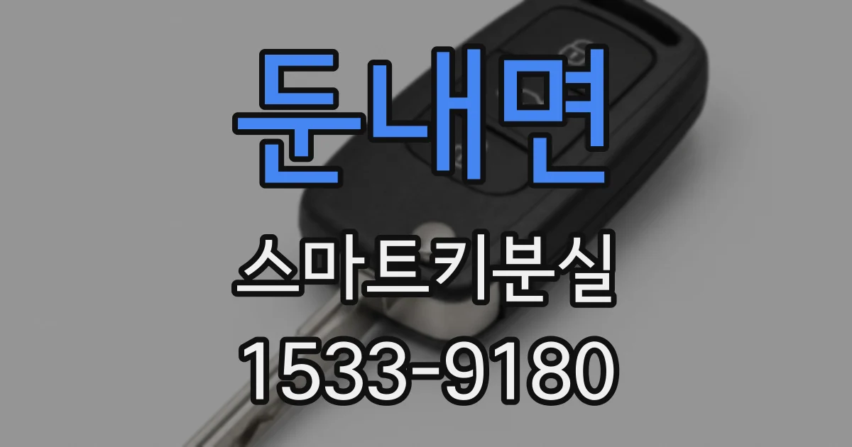 둔내면 스마트키분실