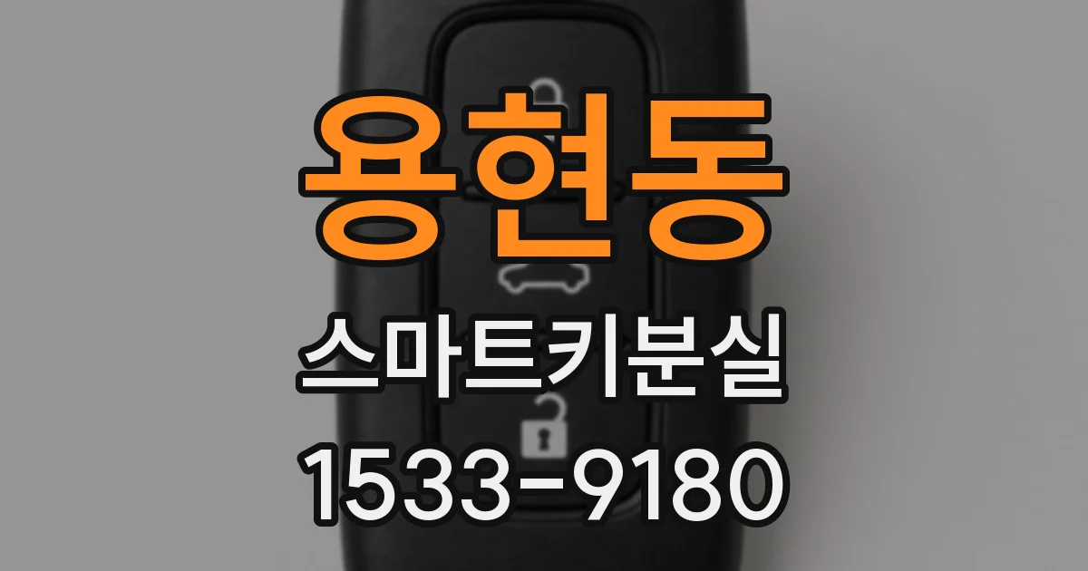 용현동 스마트키분실