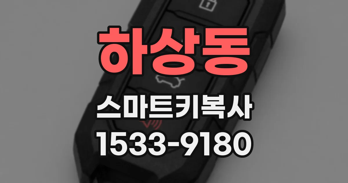 하상동 스마트키복사