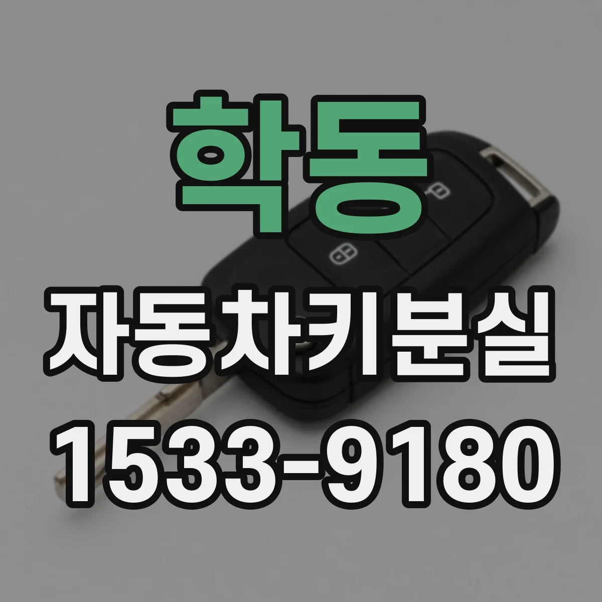 학동 자동차키분실