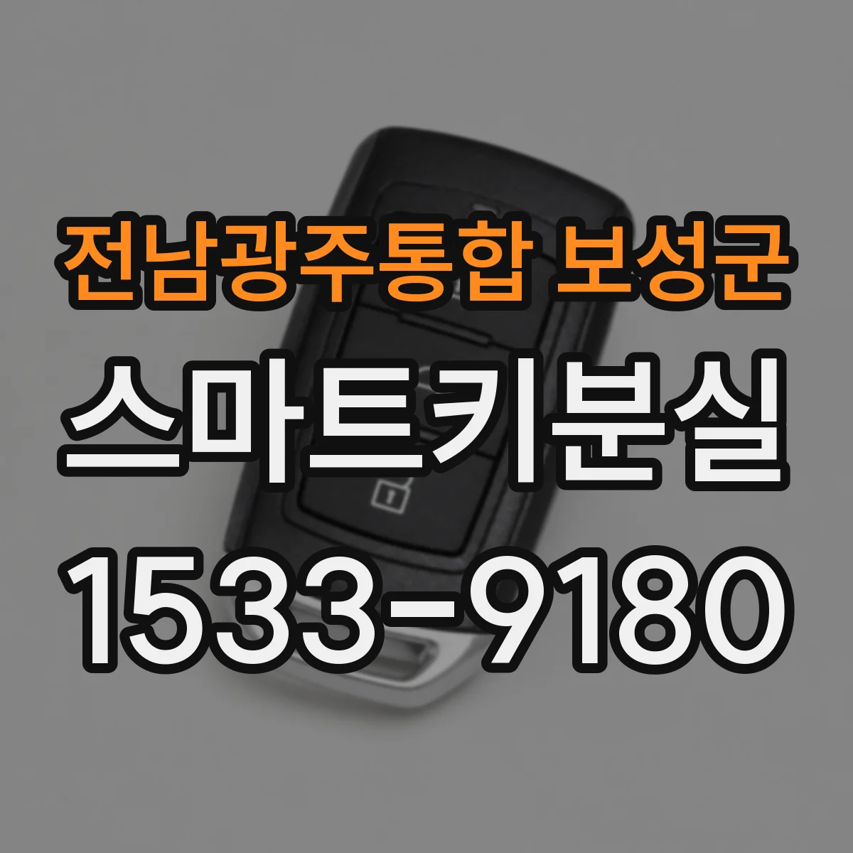 전남광주통합 보성군 스마트키분실