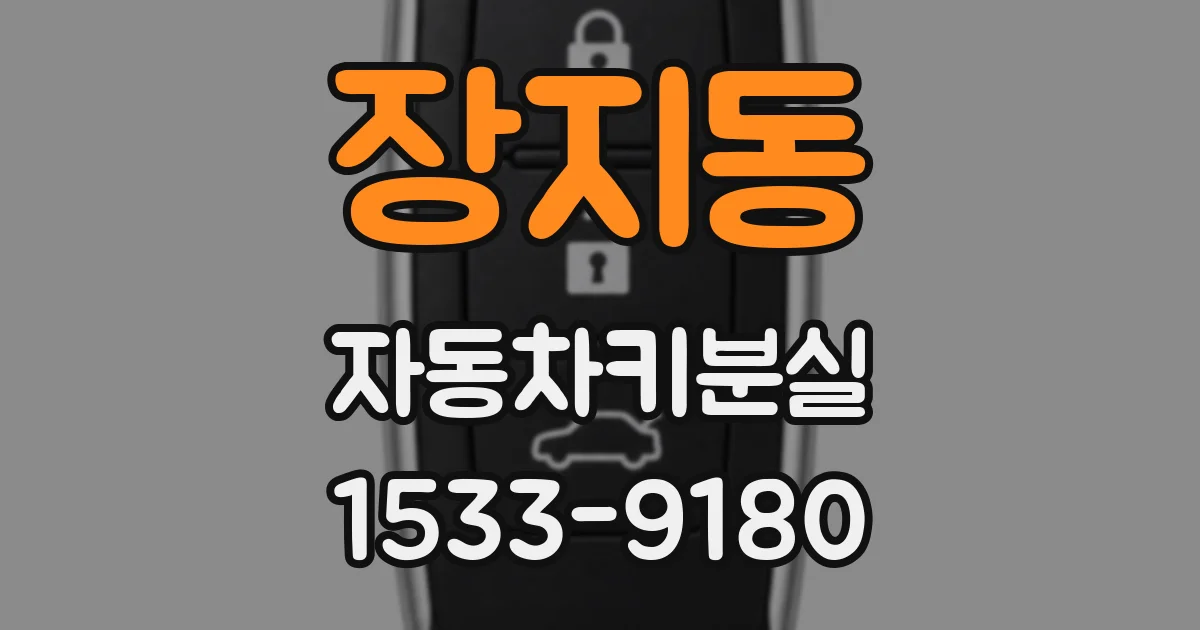 장지동 자동차키분실