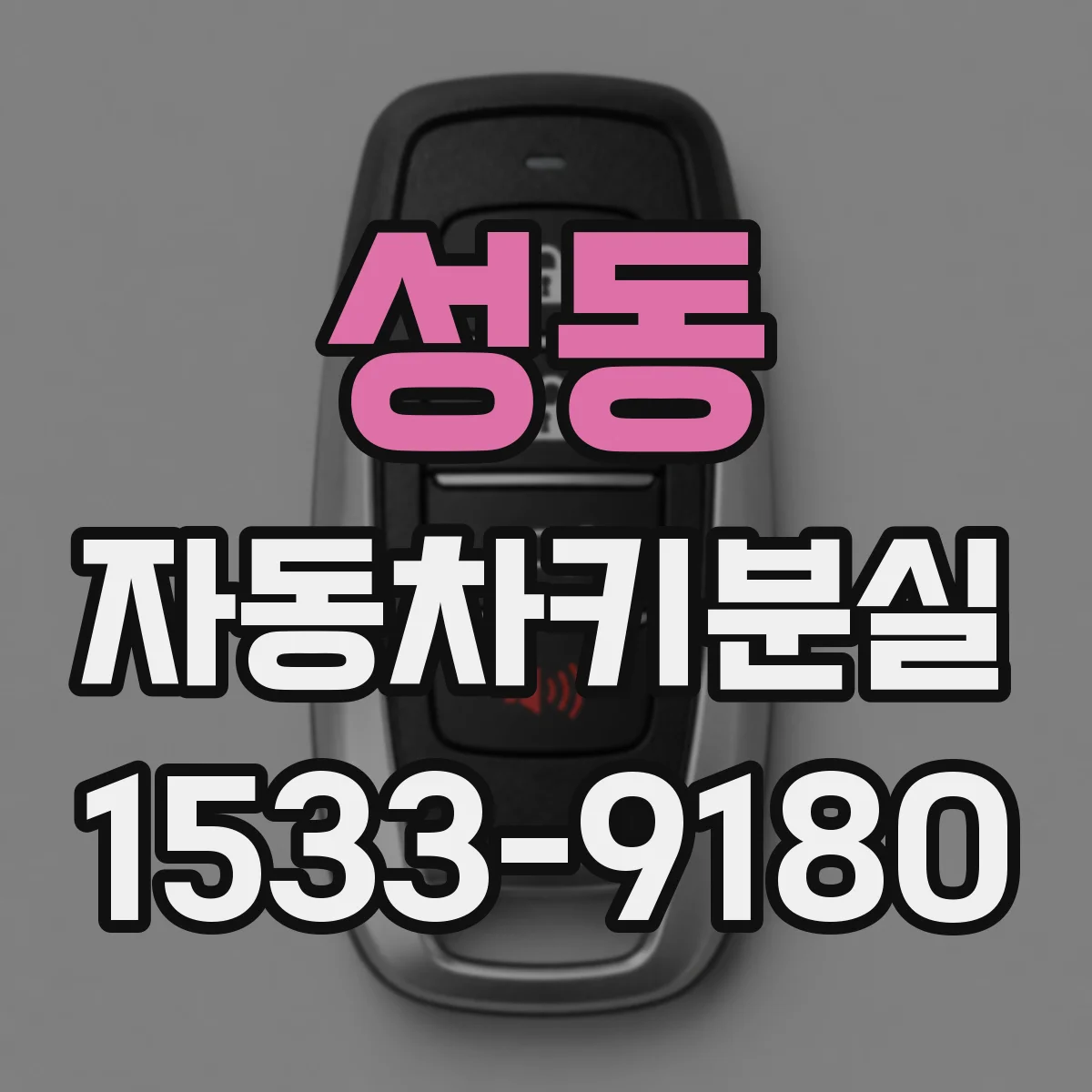 성동 자동차키분실