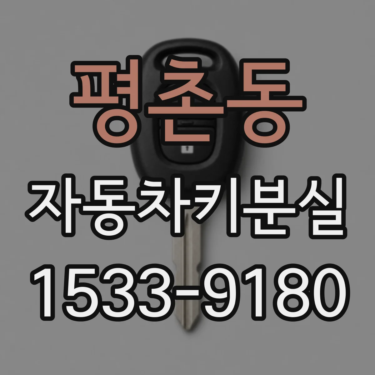 평촌동 자동차키분실