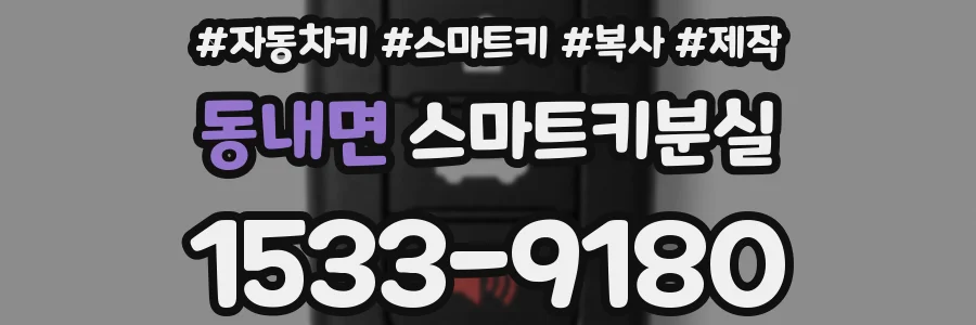 동내면 스마트키분실