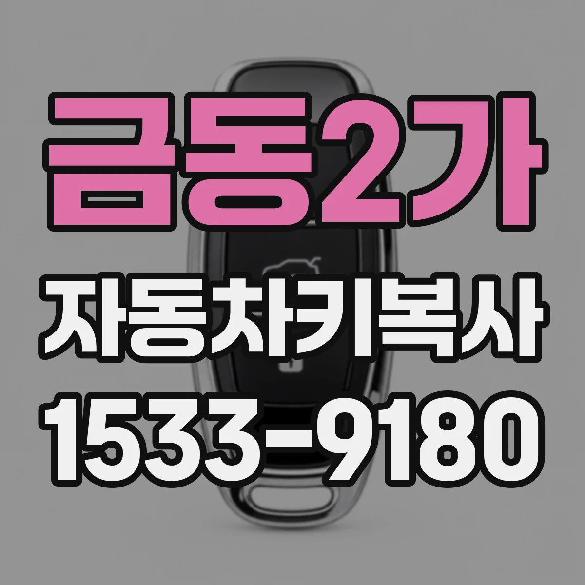 금동2가 자동차키복사