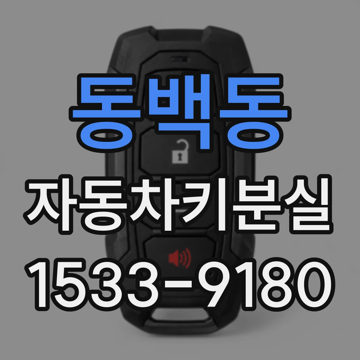 동백동 자동차키분실