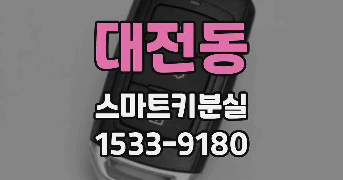 대전동 스마트키분실