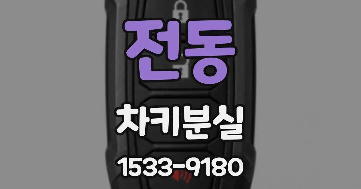 전동 차키분실
