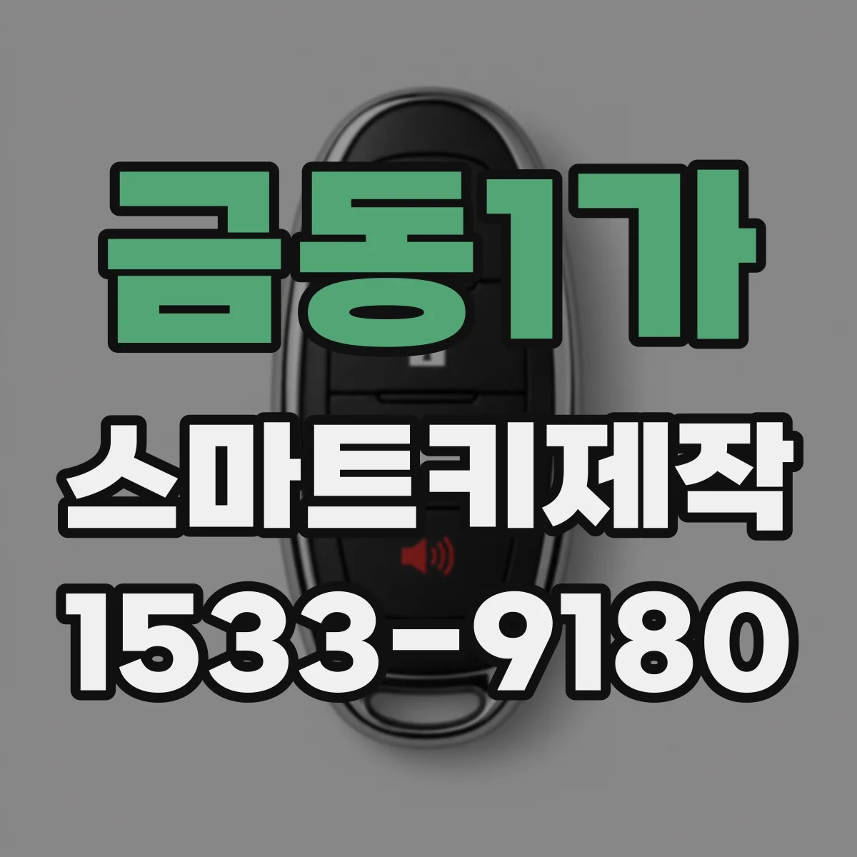 금동1가 스마트키제작