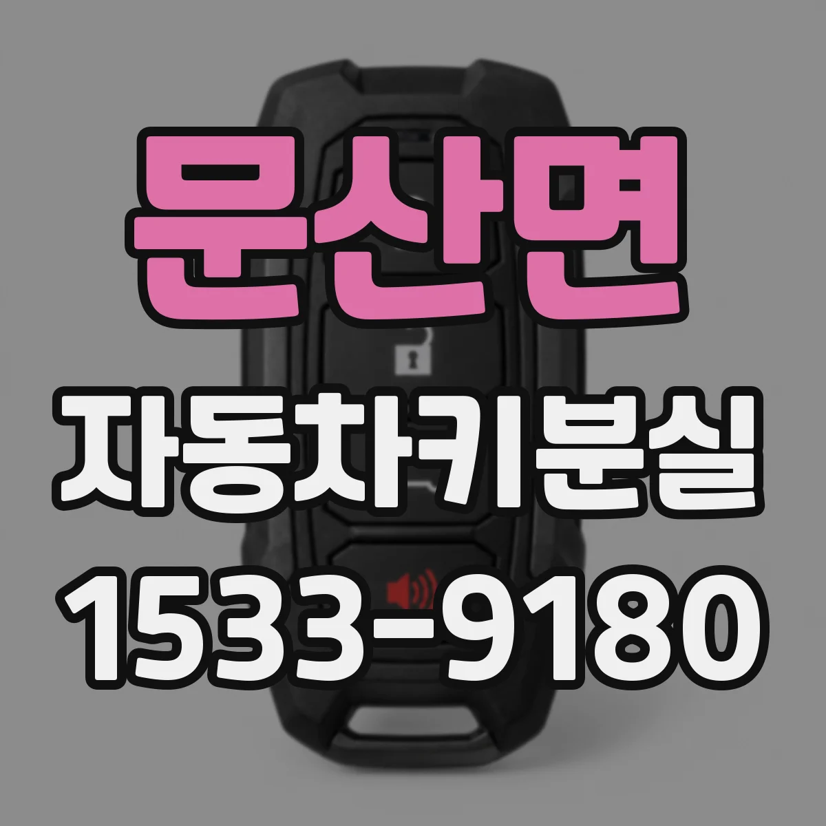 문산면 자동차키분실